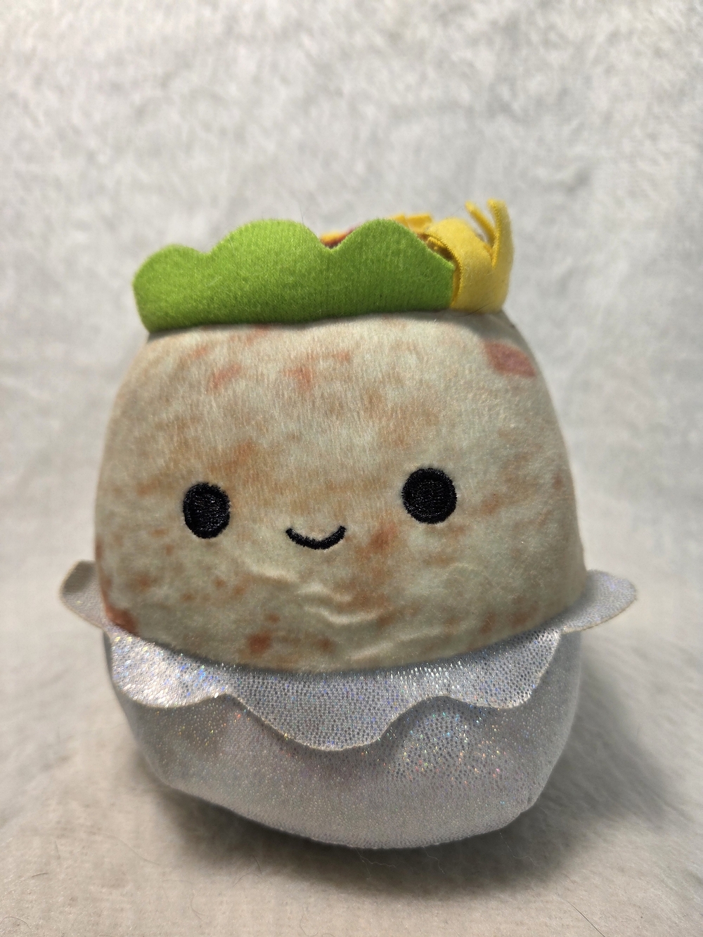 BERNARDO the Burrito Squishmallows 5" Food Squad Plush Toy NO HANGTAG